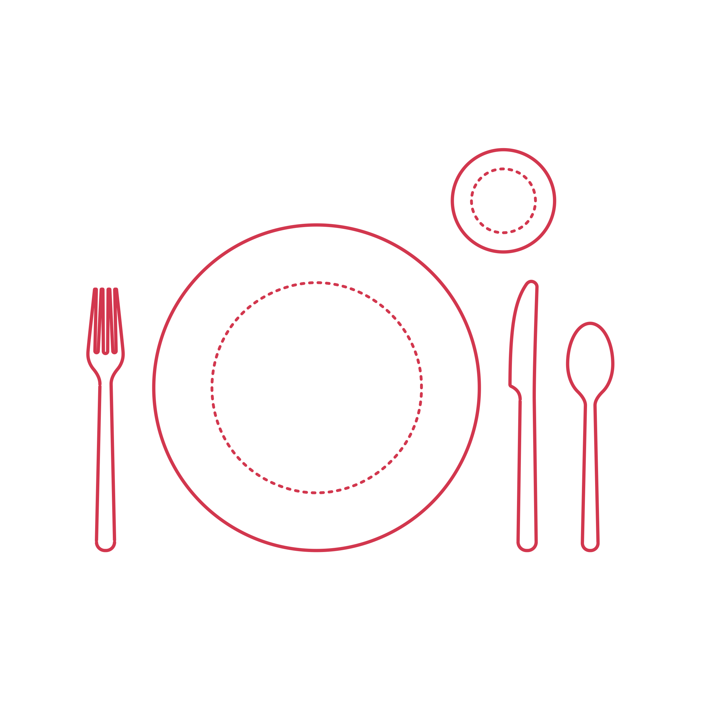 Objects Table Settings Pizzeria Table Setting Craft Design Svg File Free Vectors
